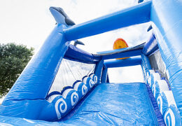 Surf correr 17m com 7 elementos do jogo pista de obstáculos e comprar objetos coloridos para crianças. Ordene seus pistas de obstáculos infláveis ​​online agora na JB Insuflaveis Portugal