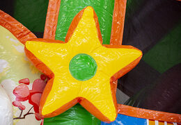 Castelo insuflável multijogador médio com tema unicórnio para crianças. Encomende castelos insufláveis ​​online na JB Insufláveis ​​Portugal