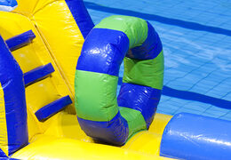 Encomende o escorregador de golfinho inflável longo com objetos divertidos para jovens e idosos. Compre jogos de sinuca infláveis ​​agora online na JB Insuflaveis Portugal