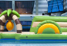 Compre pista de obstáculos de corrida de selva dupla inflável para jovens e idosos. Encomende cursos de obstáculos infláveis ​​online agora na JB Insuflaveis Portugal