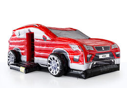 Compre SEAT insufláveis ​​à medida - castelo insuflável ​​para carros vermelhos online na JB Insuflaveis Portugal. Encomende um design gratuito para castelos insufláveis ​​em sua própria identidade corporativa agora