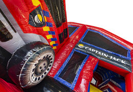 Os castelos ​infláveis ​​internos da Brigada de Incêndio Captian Jack Multiplay feitos sob encomenda são perfeitos para qualquer evento. Encomende castelos insufláveis ​​promocionais na JB Insuflaveis Portugal