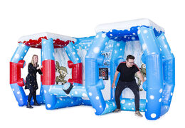 Encomende o jogo interativo inflável Ninja Snow