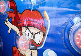 Encomende o tema subaquático IPS Splash Wall - impressão detalhada com um spray de água na parte superior para jovens e idosos. Compre IPS Splash Walls infláveis ​​agora online na JB Insuflaveis Portugal