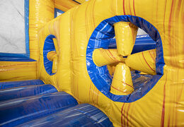 Ordene uma pista de obstáculo de 19 metros com o tema mármore com objetos 3D correspondentes e pistas duplas em diferentes temas para crianças. Compre pistas de obstáculos infláveis ​​online agora na JB Insuflaveis Portugal