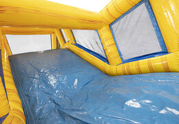 Pista de obstáculo inflável de mármore com objetos 3D correspondentes para crianças. Compre pistas de obstáculos infláveis ​​online agora na JB Insuflaveis Portugal