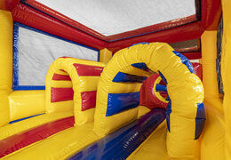 Ordene uma pista de obstáculo padrão modular de 13,5 metros de comprimento com objetos 3D apropriados para crianças. Compre pistas de obstáculos infláveis ​​online agora na JB Insuflaveis Portugal