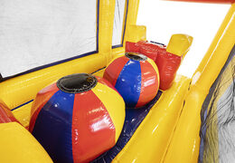 Compre pista de obstáculo inflável modular de 19 m no tema padrão para crianças. Ordene pistas de obstáculos infláveis ​​agora online em JB Insuflaveis Portugal