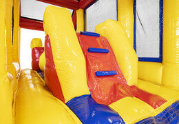 Ordene uma pista de obstáculo inflável padrão de 19 m com objetos 3D apropriados para crianças. Compre pistas de obstáculos infláveis ​​online agora na JB Insuflaveis Portugal