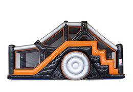 Compre o curso de assalto inflável giga modular Big Log Slide de 40 peças para crianças. Encomende cursos de obstáculos infláveis ​​online agora na JB Insuflaveis Portugal