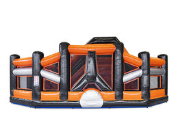 Dodge ou Slide pista de obstáculos com obstáculos para crianças. Compre cursos de obstáculos infláveis ​​online agora na JB Insuflaveis Portugal