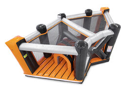 Mega inflável 40 peças giga modular Gate Corner curso de assalto para crianças. Encomende cursos de obstáculos infláveis ​​online agora na JB Insuflaveis Portugal