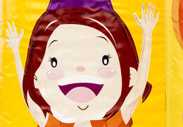 Castelo insuflável multijogador de festa feliz com escorregador para crianças. Compre castelos insufláveis ​​​​online na JB Insufláveis ​​Portugal