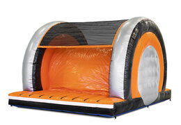 Mega inflável giga modular Log Climber de 40 peças para crianças. Encomende cursos de obstáculos infláveis ​​online agora na JB Insuflaveis Portugal