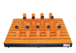 Encomende o curso de assalto inflável gigante modular X Platform para crianças. Compre cursos de obstáculos infláveis ​​online agora na JB Insuflaveis Portugal