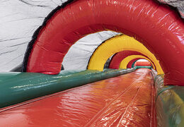 Encomende o escorrega de rolos Dinopark para jovens e idosos. Compre pista de rolo inflável agora online em JB Insuflaveis Portugal