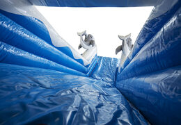 Escorrega inflável com tema de tubarão perfeito e objetos 3D sob encomenda para as crianças. Compre escorregadores infláveis ​​agora online na JB Insuflaveis Portugal