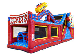 Compre a montanha-russa modular com pista de obstáculo de 13,5 m de comprimento com objetos 3D apropriados para crianças. Ordene pistas de obstáculos infláveis ​​agora online em JB Insuflaveis Portugal