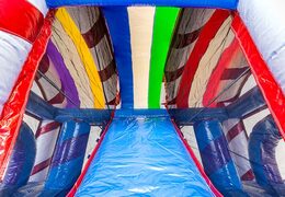 Compre um castelo insuflável multijogador interior inflável com um escorregador e objetos 3D para crianças. Encomende insufláveis ​​online na JB Insufláveis ​​Portugal