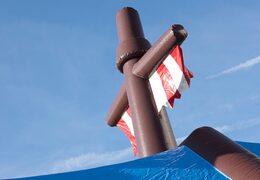 Compre uma castelo insuflável de pirata de combinação de tiro com jogo de tiro e deslize para crianças. Encomende castelos insufláveis ​​online na JB  Insufláveis Portugal