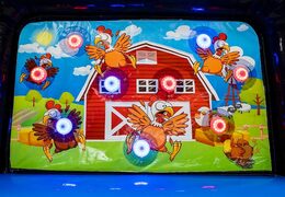  pedido de folha traseira removível para mini galeria de tiro ips game