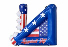  Venda de jogo interno de beisebol inflável interativo