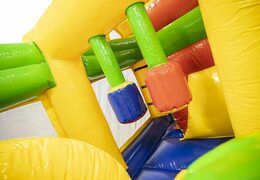 Multiplay springkussen krokodil met obstakels en glijbaan bestellen voor kinderen