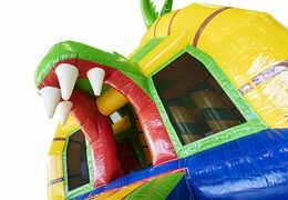 Almofada de ar inflável com tema de crocodilo grande para venda para crianças