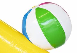 Bouncer inflável pato mundo amarelo azul com pato nele para venda para crianças