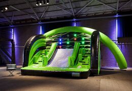 Compre uma pista de obstáculos inflável inflável com esporte interativo para fazer uma competição para crianças