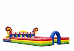 Opblaasbare hobbelpaard race baan kopen voor kids in thema western cowboy bij JB Inflatables