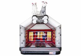 Compre segurança inflável inflável padrão em tema de hotel animal para crianças