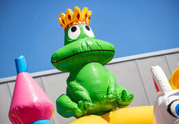 Almofada de ar super inflável multiplay com objetos 3d de unicórnio e muita cor à venda para crianças