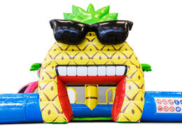 Compre um castelo insuflável para crianças com o tema Flamingo. Encomende insufláveis ​​online na JB Insuflaveis Portugal