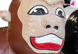 Mini castelo insuflável Multiplay insuflável no tema Selva para venda para crianças. Encomende agora castelos insufláveis ​​na JB Insuflaveis Portugal