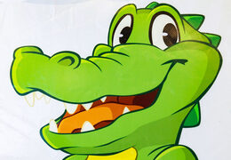 Compre o mini castelo insuflável Multiplay insuflável no tema Crocodil para crianças. Castelos insufláveis ​​à venda na JB Insuflaveis Portugal