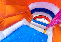 Vende-se mini almofada de ar insuflável Multiplay no tema Flamingo para os teus filhos. Encomende almofadas de ar infláveis ​​na JB Insuflaveis Portugal