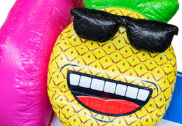 Compre um mini castelo insuflável insuflável Multiplay no tema Flamingo para crianças. Castelos insufláveis ​​à venda na JB Insuflaveis Portugal