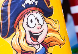 Castelo insuflável insuflável com slide e brinquedo para venda