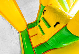 Castelo insuflável multicaixa dino coberto para venda