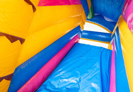 Castelo insuflável multicaixa inflável para festa de verão coberto para venda