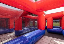 Compre o labirinto vermelho e azul