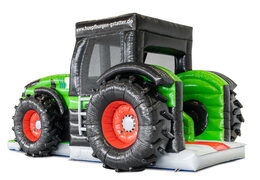 Encomende um castelo insuflável apelativo com detalhes da empresa