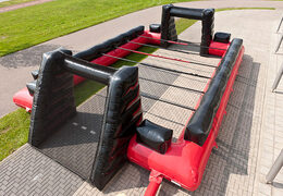 Compre matraquilhos desportivos insufláveis ​​pretos vermelhos com embarque único.