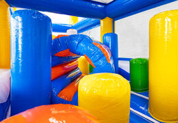 Azul vermelho amarelo verde percurso de obstáculos buraco para rastejar módulo Pillar Dodge