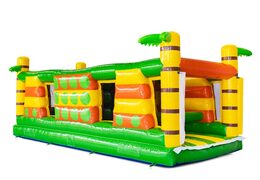 Módulo de pista de obstáculos gate dodger com tema de palmeira Selva