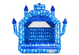 Encomende o Castelo Insuflável Padrão em forma de A com tema Blue Brick online na JB
