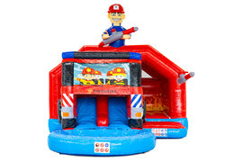 Compre online o castelo inflável Slide Combo com figuras em 3D e escorregador