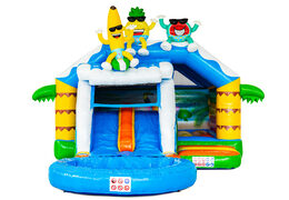 Compre o castelo inflável Slide Combo Dubbelslide com o tema Summer Party na JB