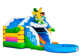 Compre castelo inflável Slide Combo online com figuras em 3D e escorrega
